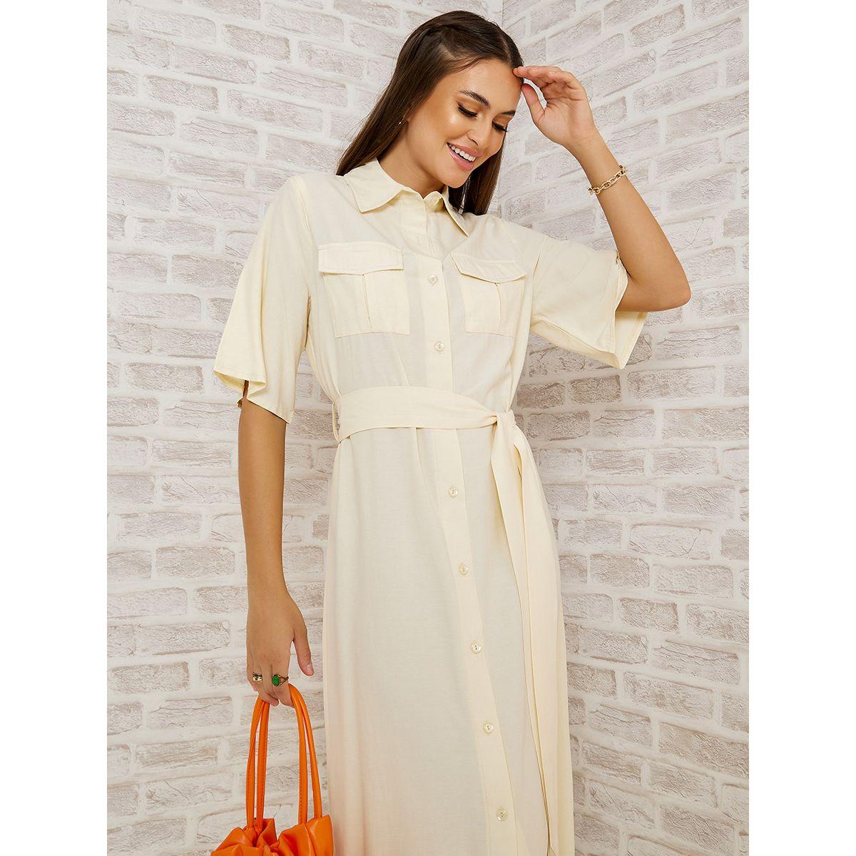 فستان طويل باكمام قصيرة-women-clothing-dresses-image-2