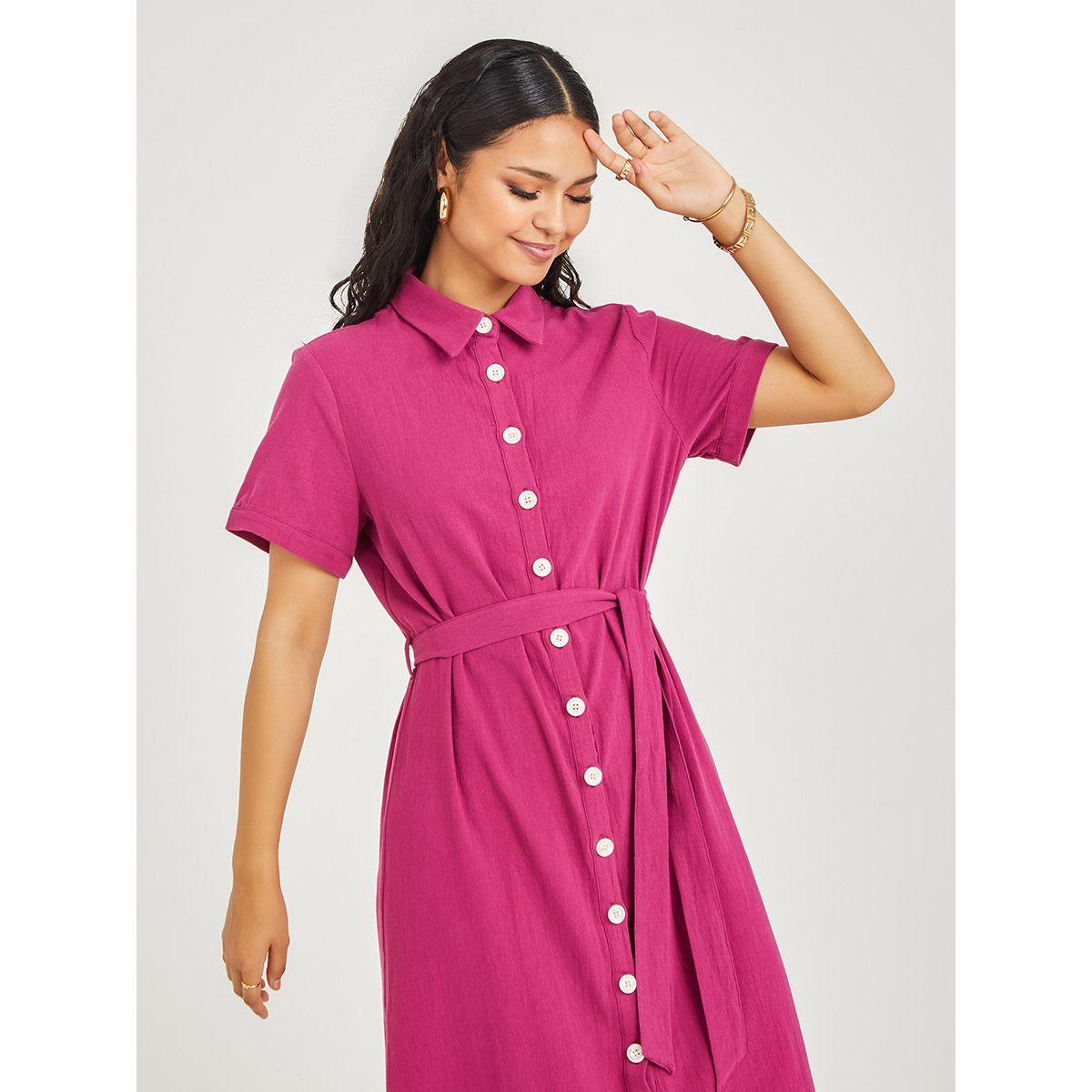 فستان طويل باكمام قصيرة-women-clothing-dresses-image-3