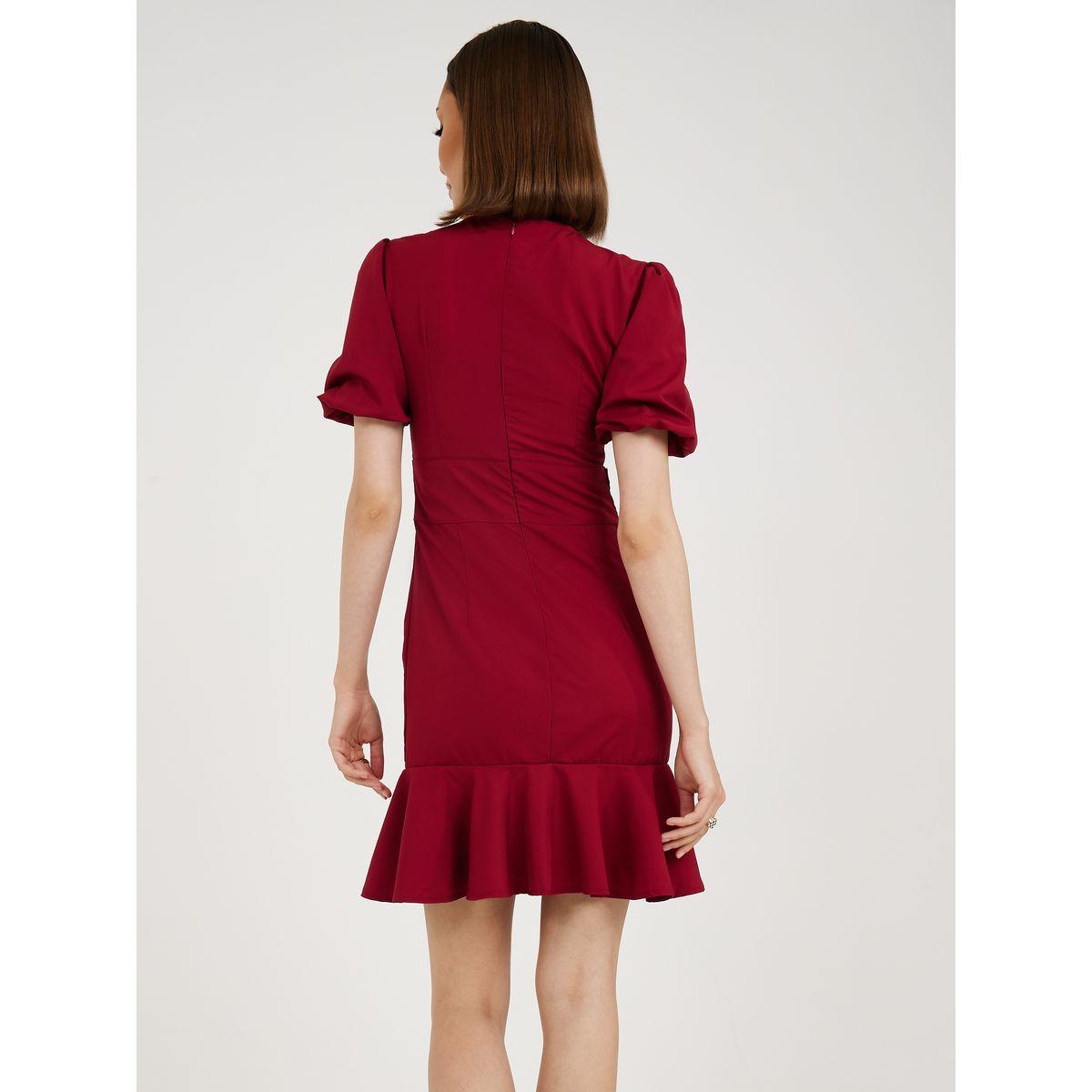 فستان قصير بياقة واسعة-women-clothing-dresses-image-4