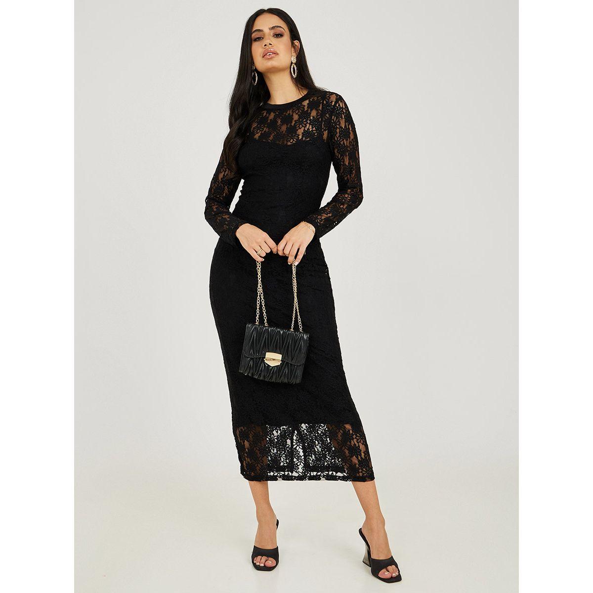 فستان طويل بتداخلات دانتيل-women-clothing-dresses-image-2