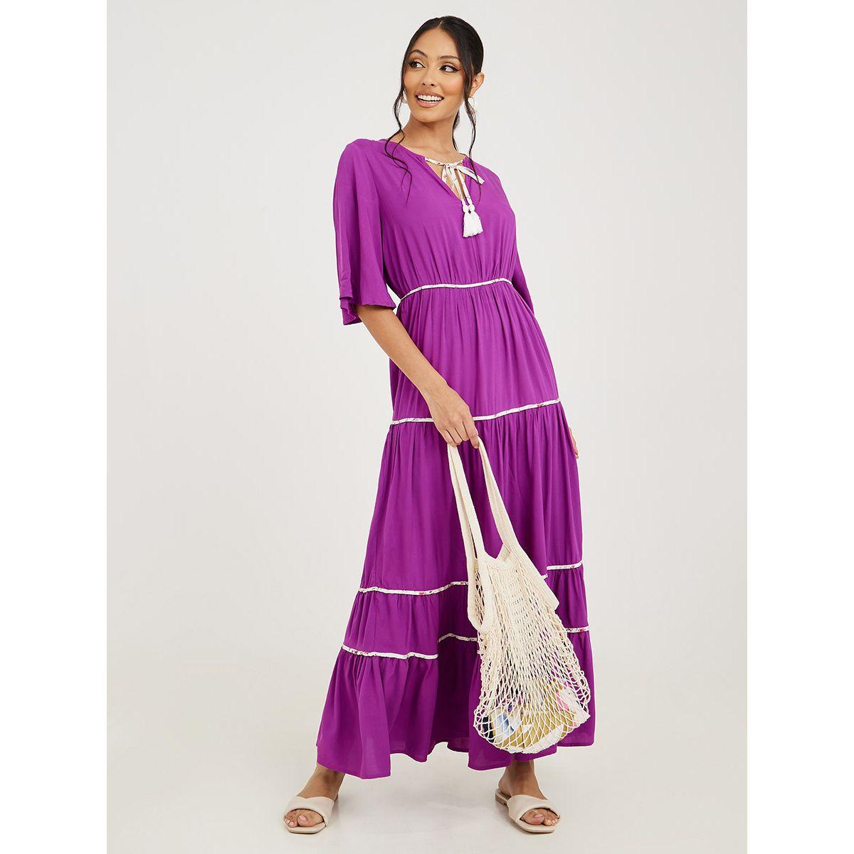 فستان طويل بكسرات-women-clothing-dresses-image-1