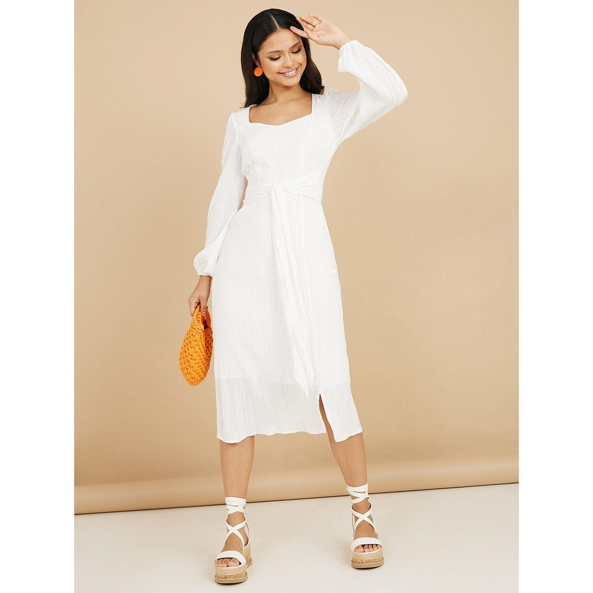فستان ميدي باكمام طويلة-women-clothing-dresses-image-1