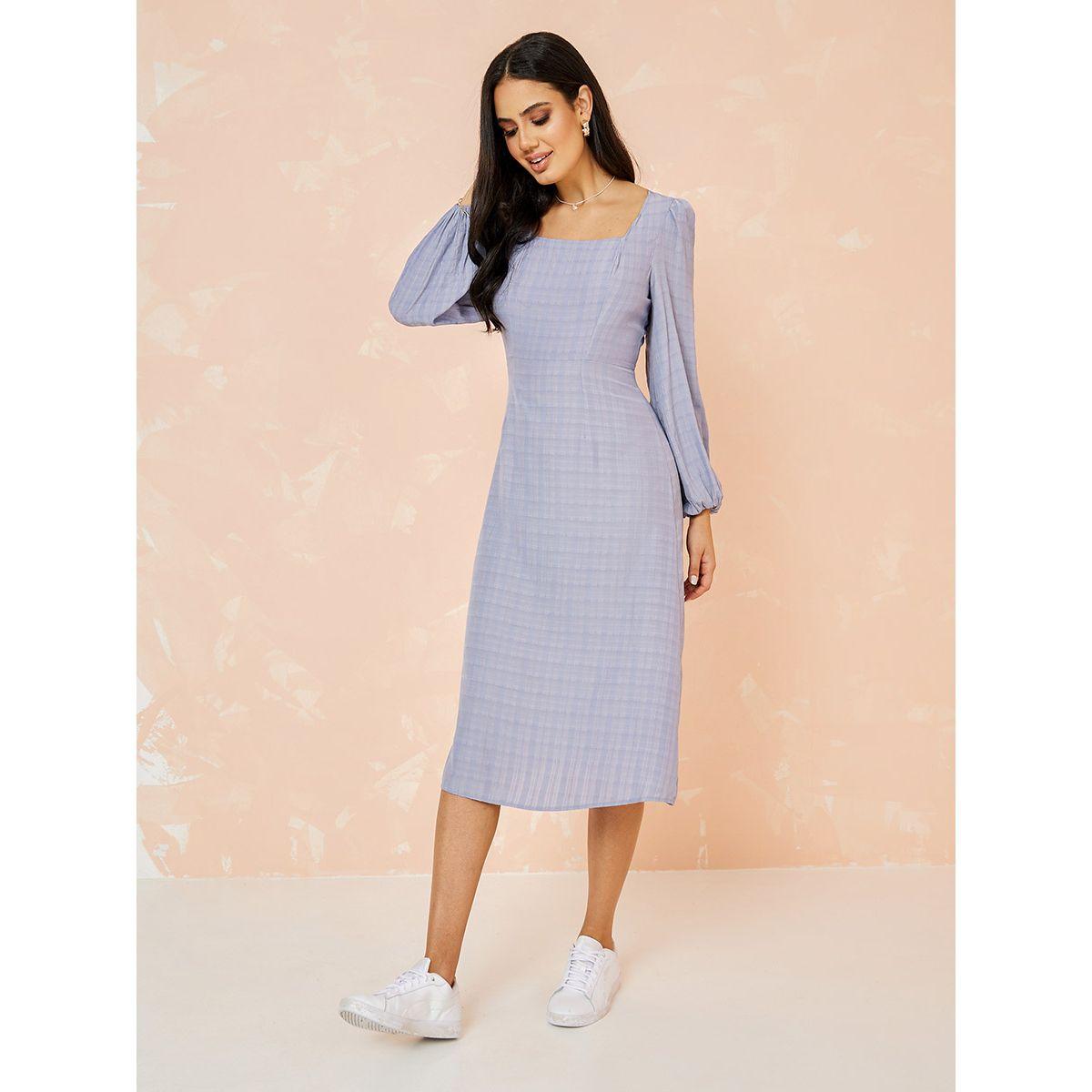 فستان ميدي بياقة واسعة-women-clothing-dresses-image-2