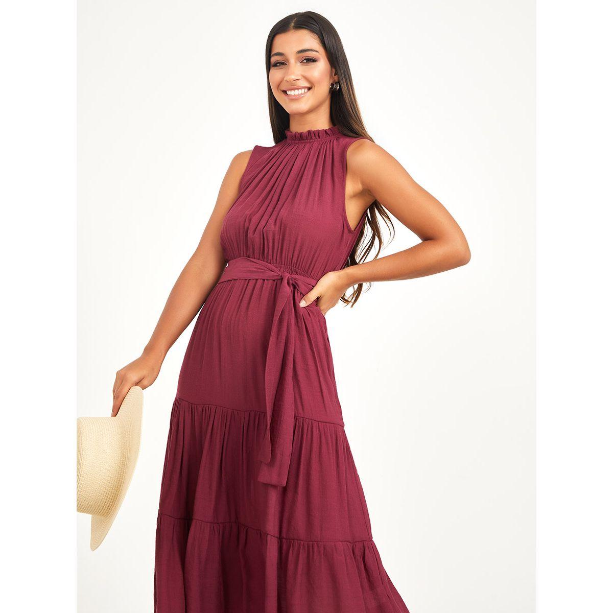 فستان ميدي بلا اكمام-women-clothing-dresses-image-2