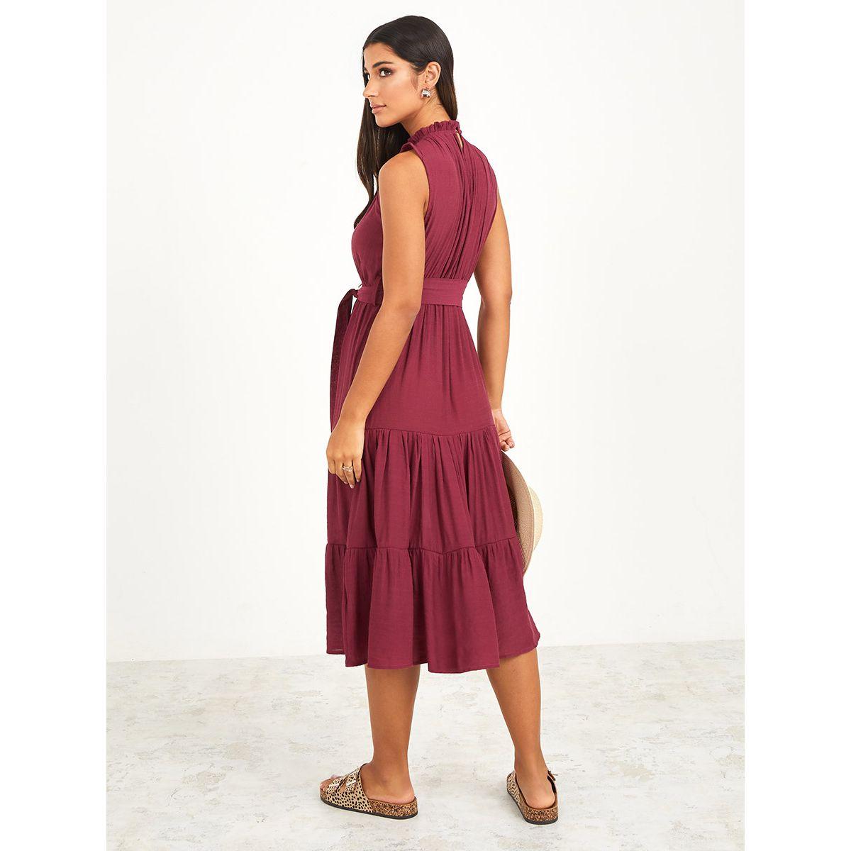 فستان ميدي بلا اكمام-women-clothing-dresses-image-4