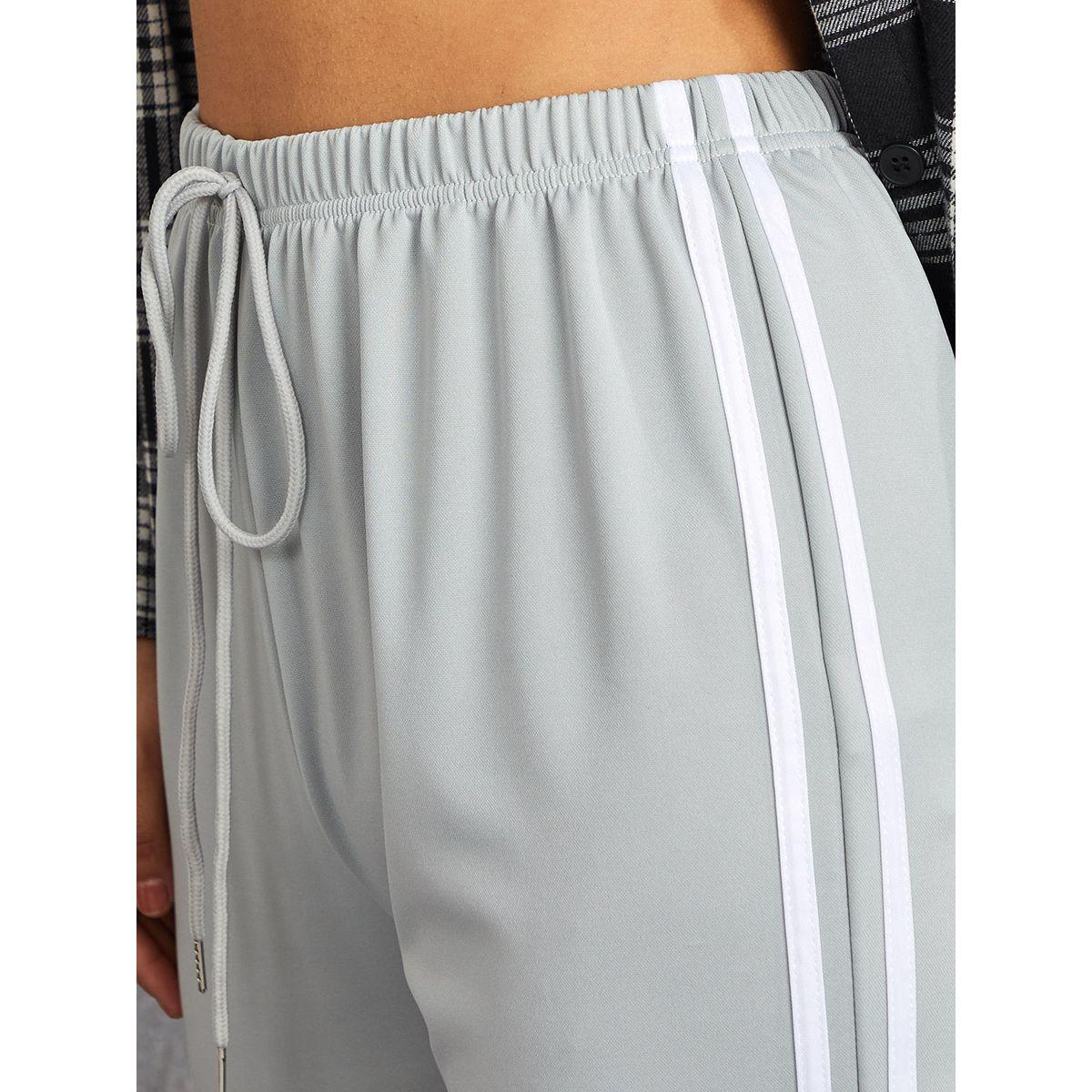 جوغر بشريط جانبي واساور-women-clothing-bottoms-joggers-image-3
