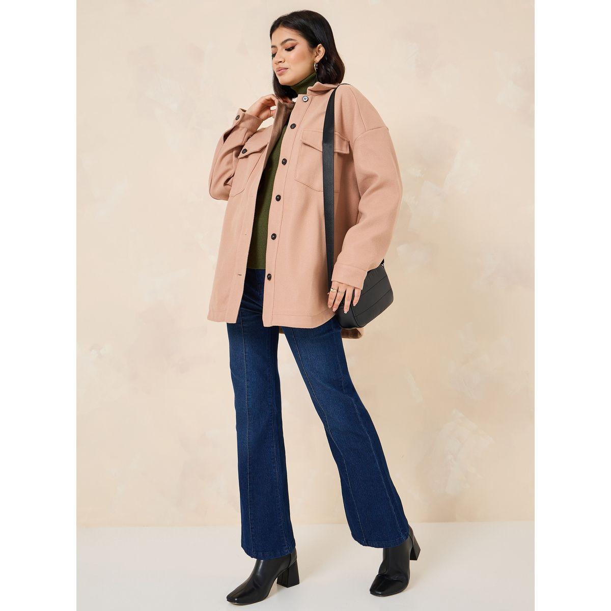 Styli Oversized Longline Wool-Like Shacket-women-winterwear-coatsandjackets-jackets-image-2