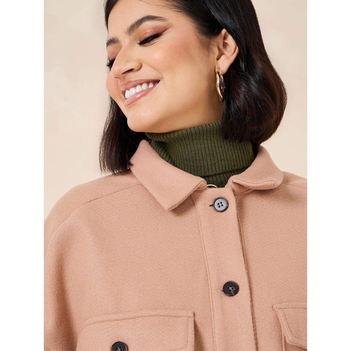 Styli Oversized Longline Wool-Like Shacket-women-winterwear-coatsandjackets-jackets-image-4