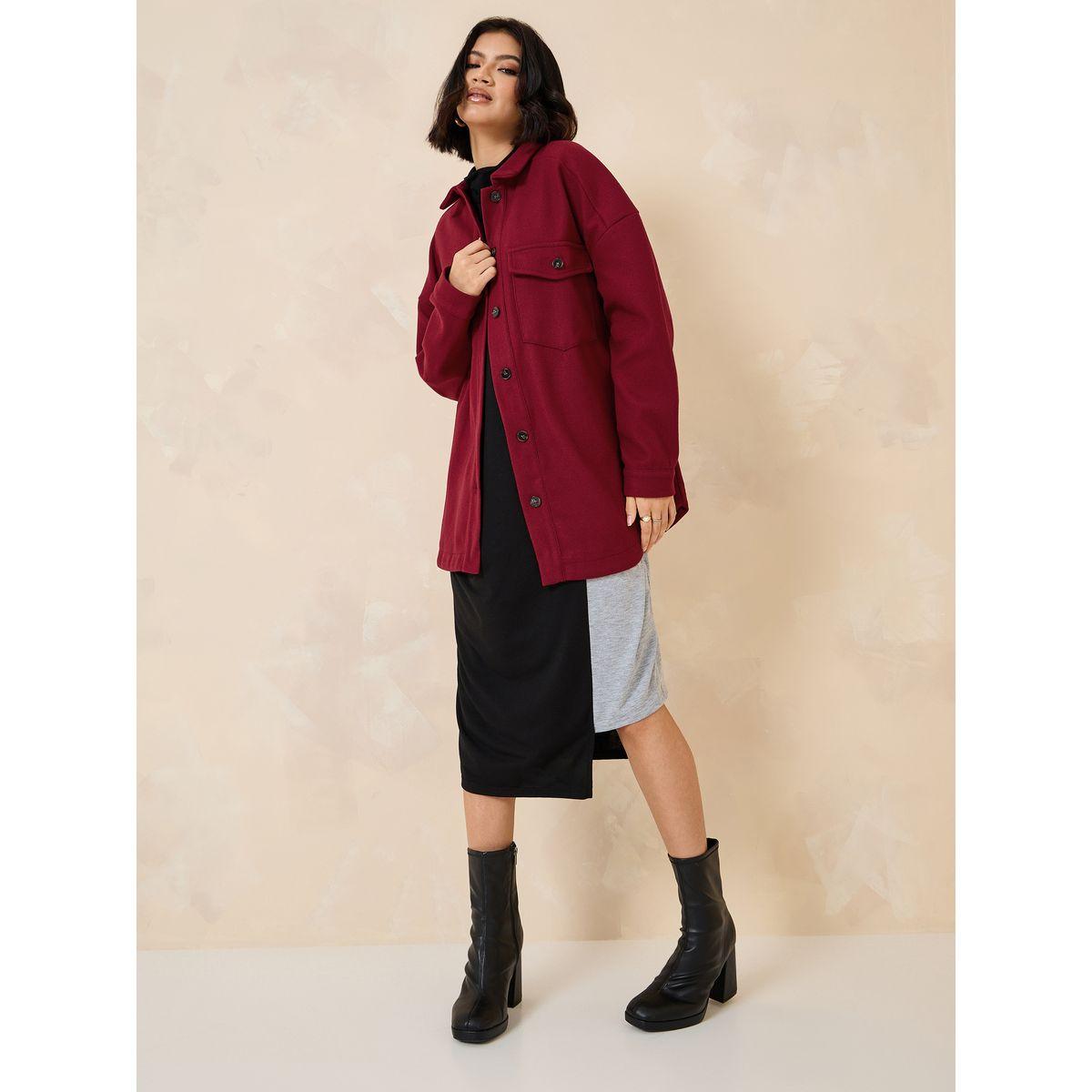 شاكيت بجيوب وأزرار غلق-women-winterwear-coatsandjackets-jackets-image-8
