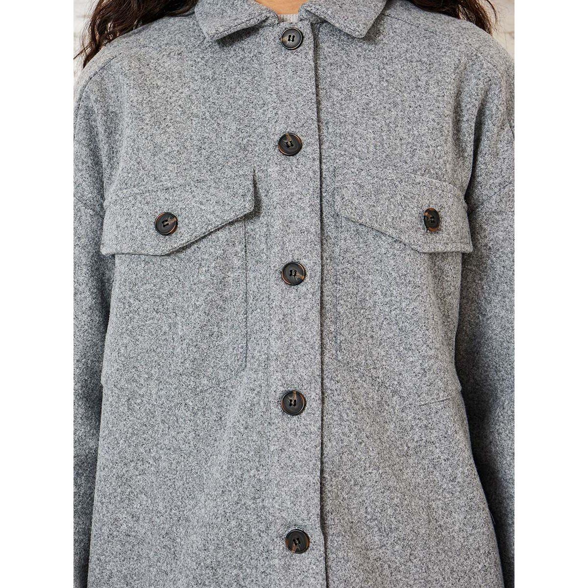 Styli Oversized Fit Longline Wool-Like Shacket-women-winterwear-coatsandjackets-jackets-image-4