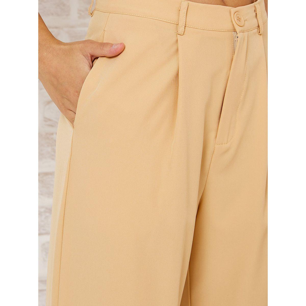 بنطال بقصة واسعة وخصر عالي-women-clothing-bottoms-trousers-image-2