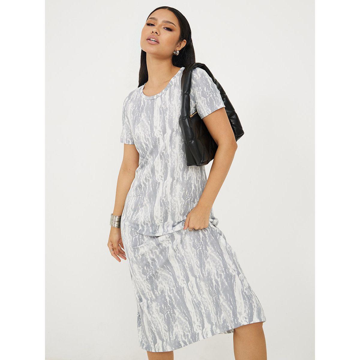 فستان ميدي باكمام قصيرة-women-clothing-dresses-image-2