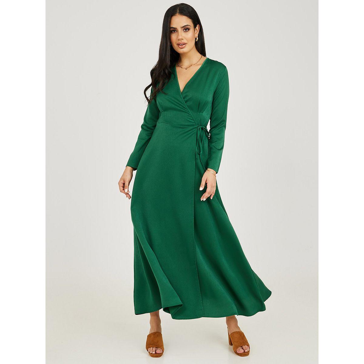 فستان طويل باكمام طويلة-women-clothing-dresses-image-1