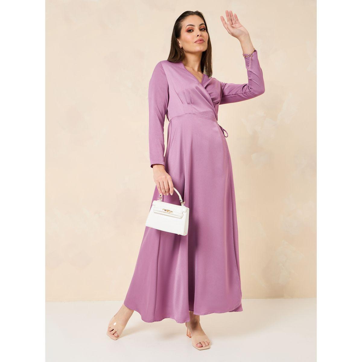 فستان طويل بنمط لف-women-clothing-dresses-image-1