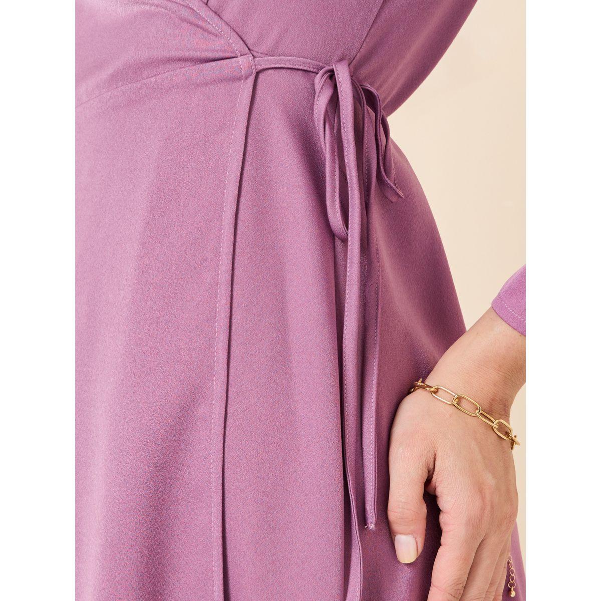 فستان طويل بنمط لف-women-clothing-dresses-image-3