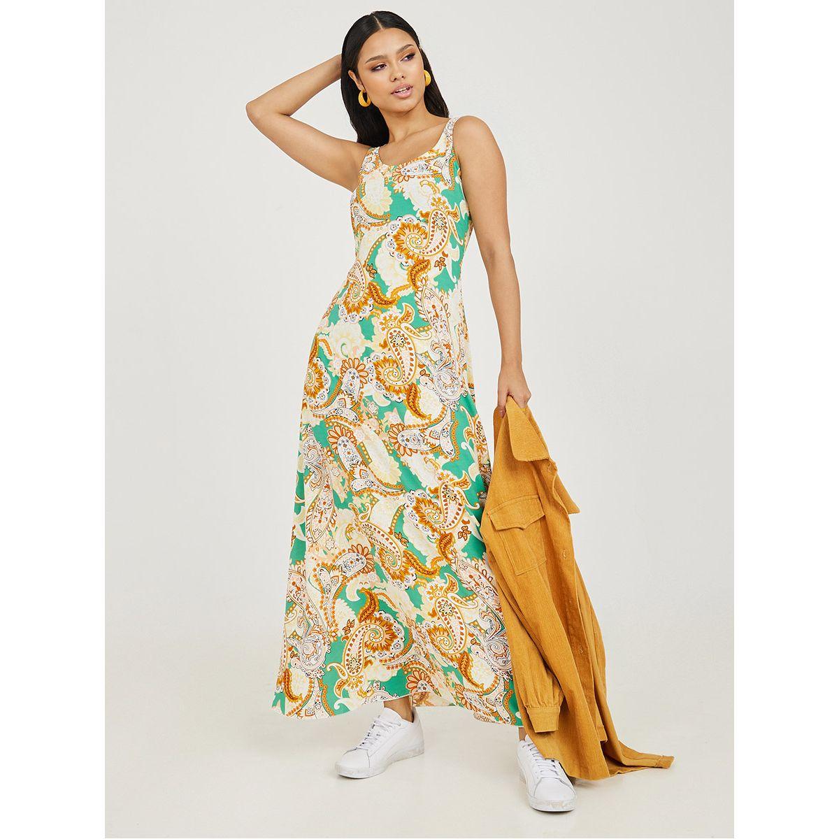 فستان طويل بلا اكمام-women-clothing-dresses-image-1