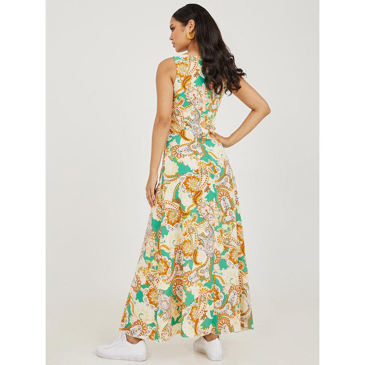 Styli Sleeveless Paisley Print Shift Maxi Dress-women-clothing-dresses-image-4
