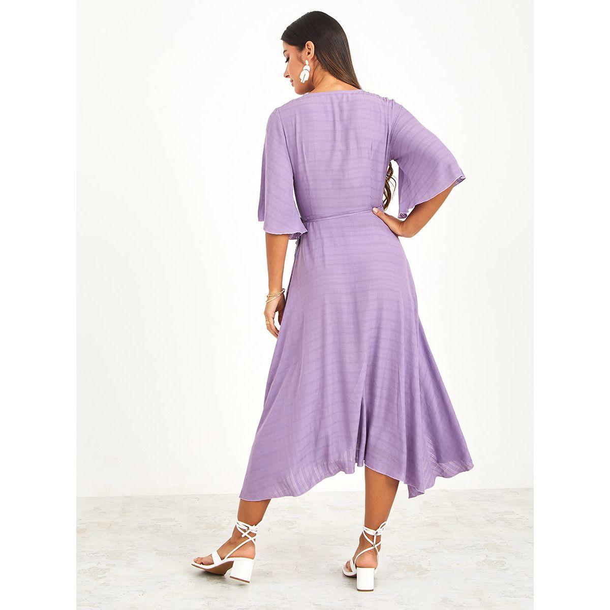 فستان ميدي بنمط لف-women-clothing-dresses-image-4