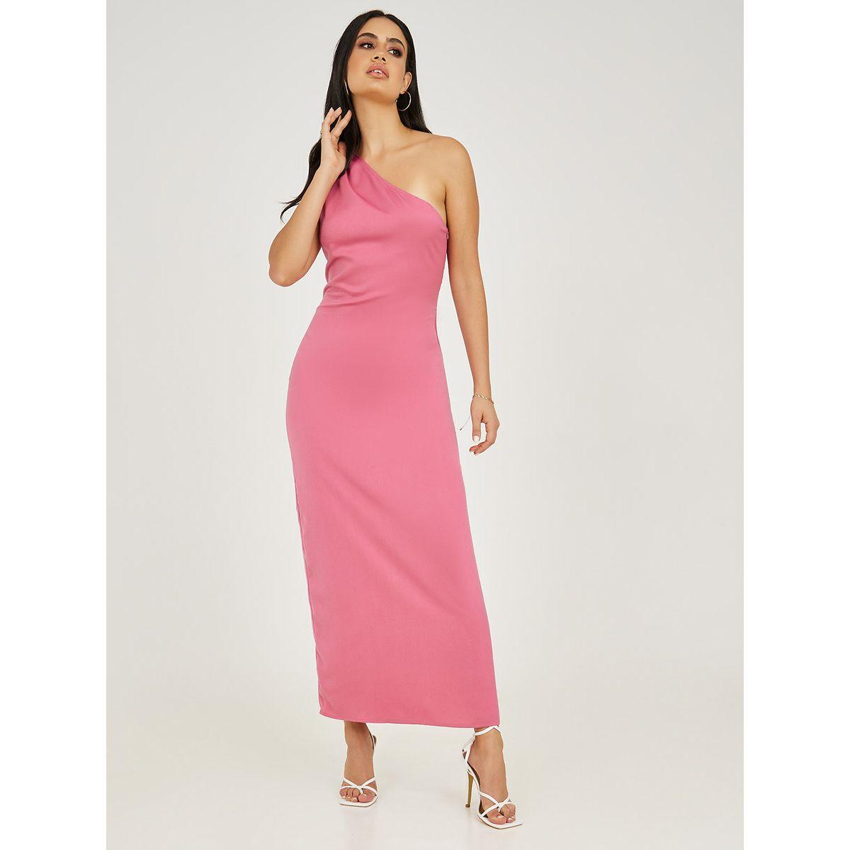 فستان طويل بكتف واحد-women-clothing-dresses-image-1