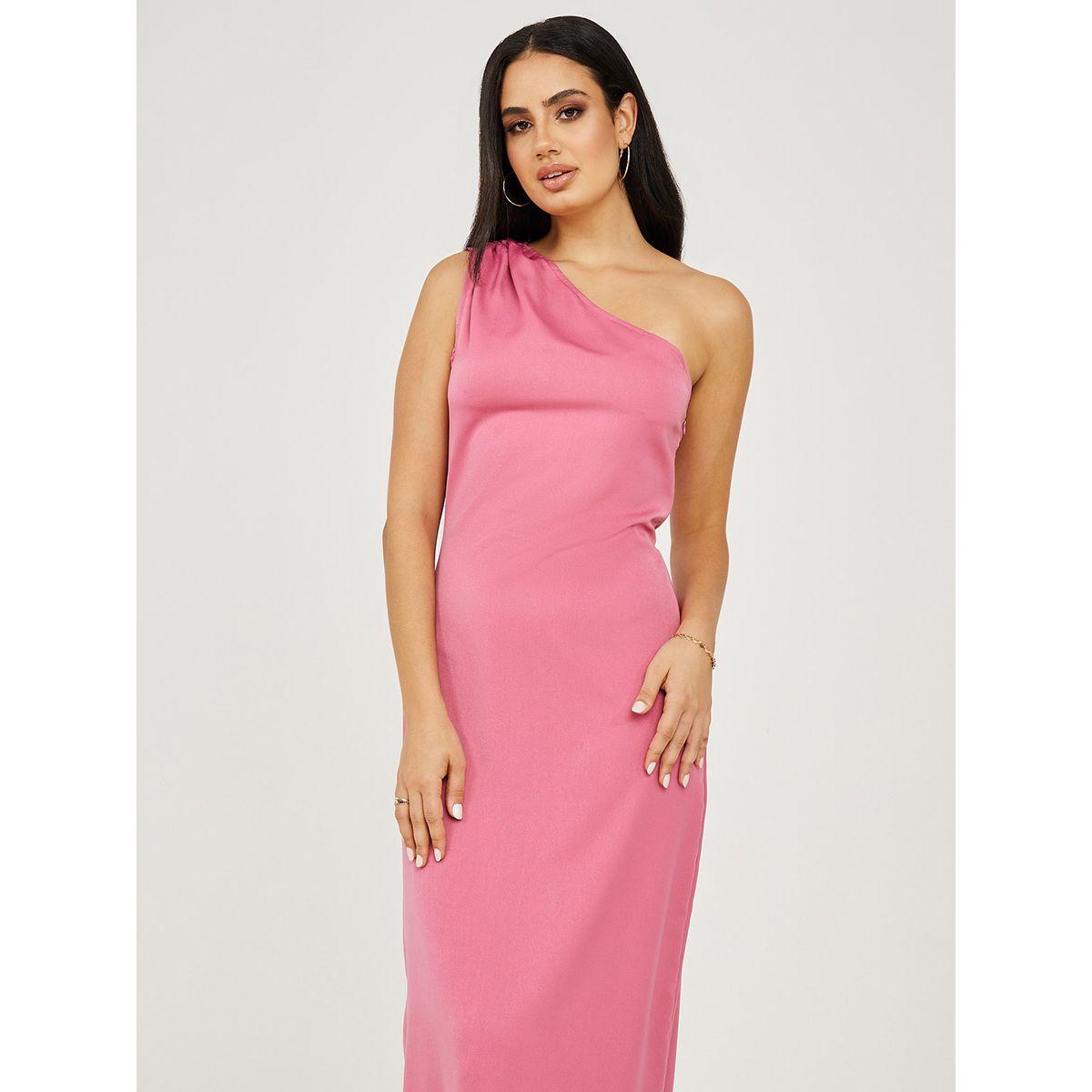 فستان طويل بكتف واحد-women-clothing-dresses-image-2