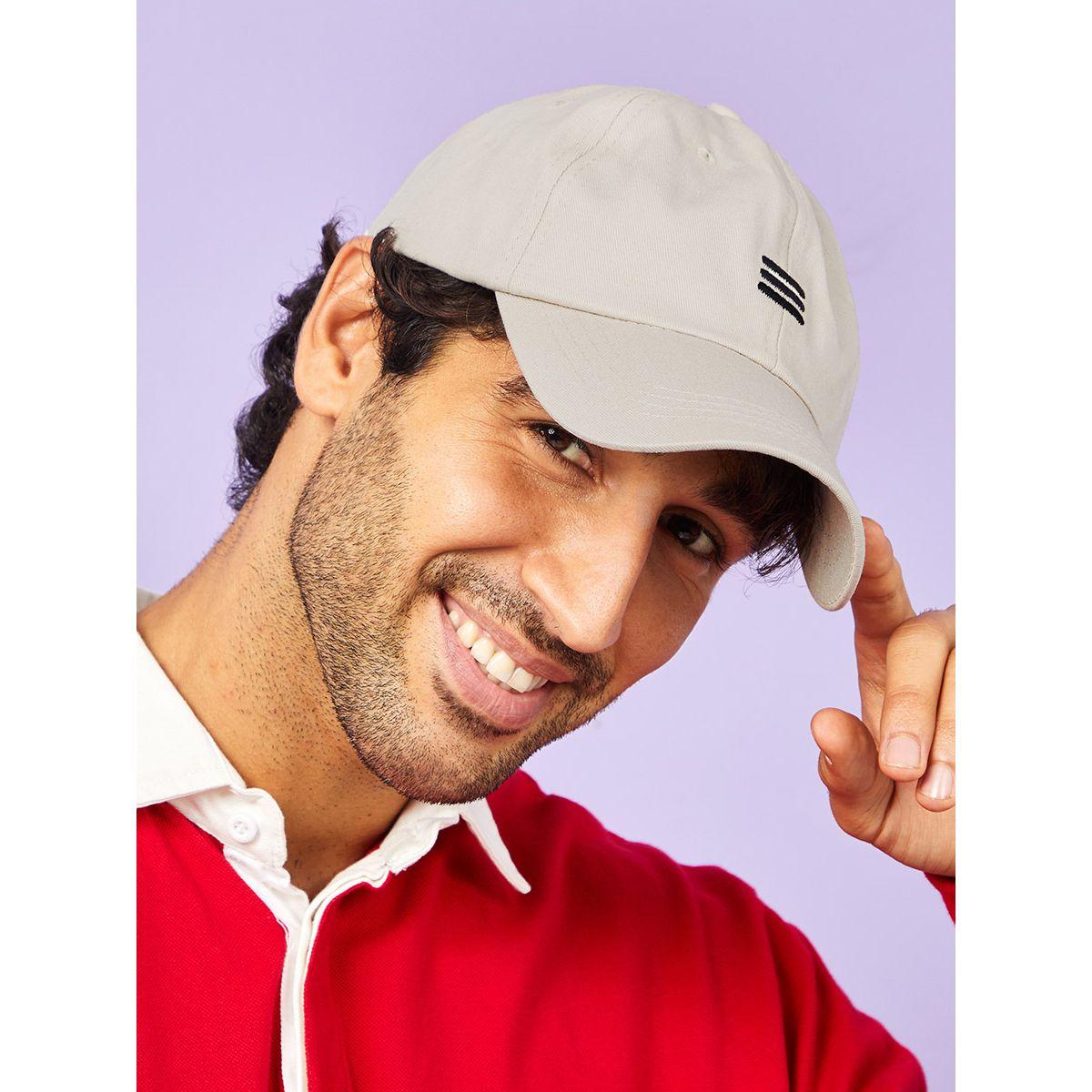 Styli Contrast Embroidered Cap-men-caps-image-6