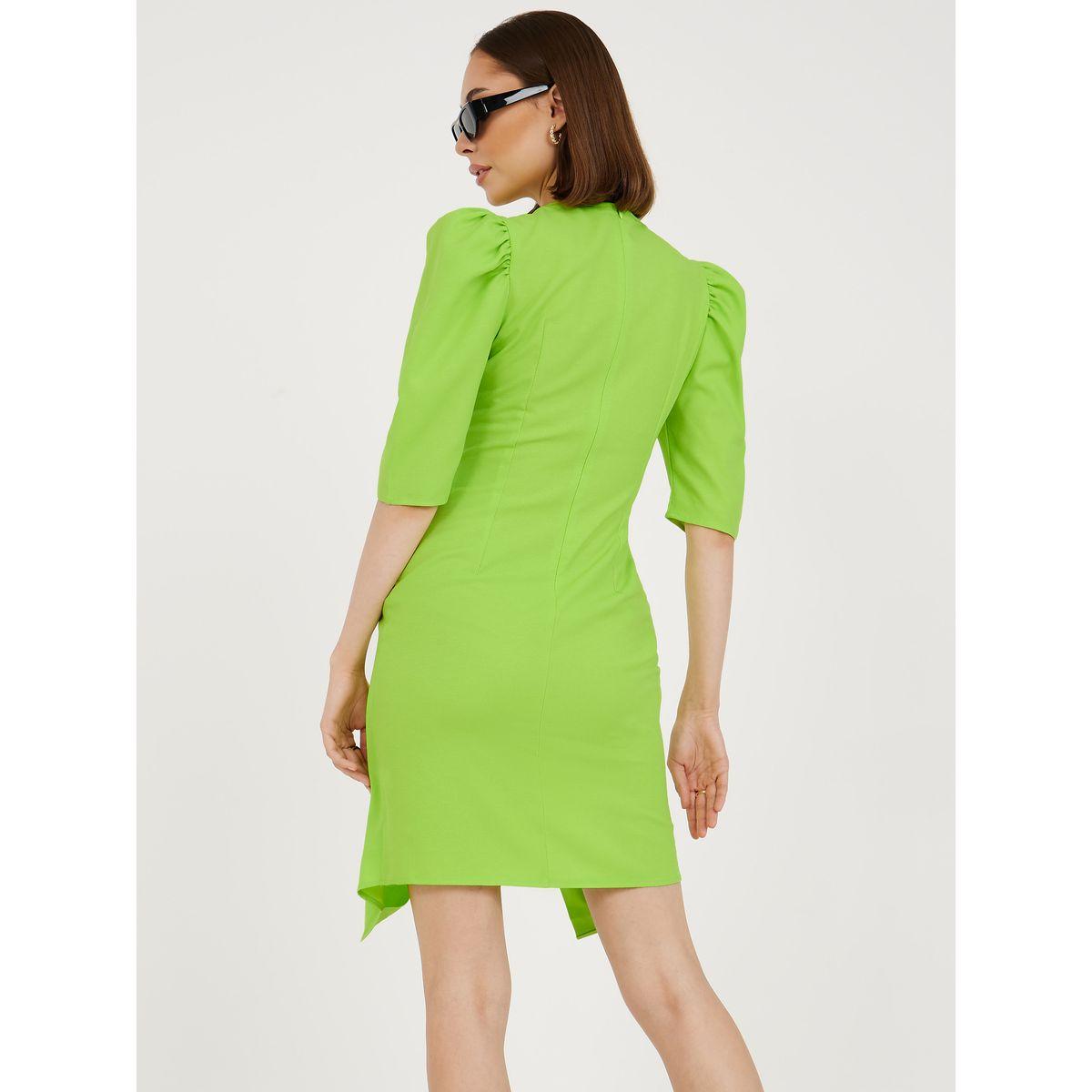 فستان قصير باكمام منفوشة-women-clothing-dresses-image-4