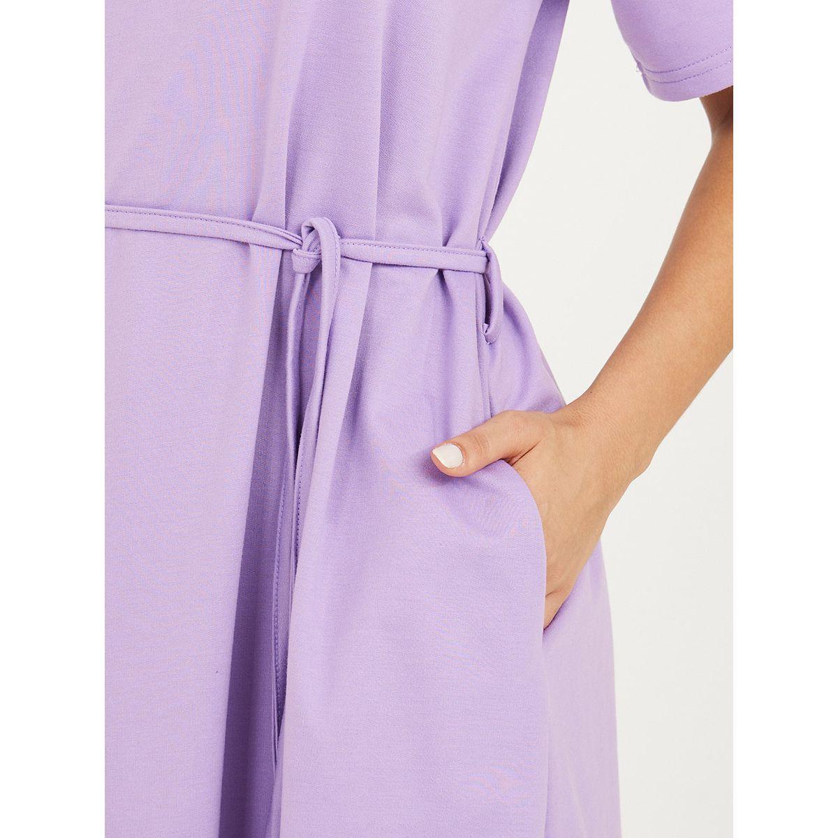 فستان ميدي باكمام قصيرة-women-clothing-dresses-image-3