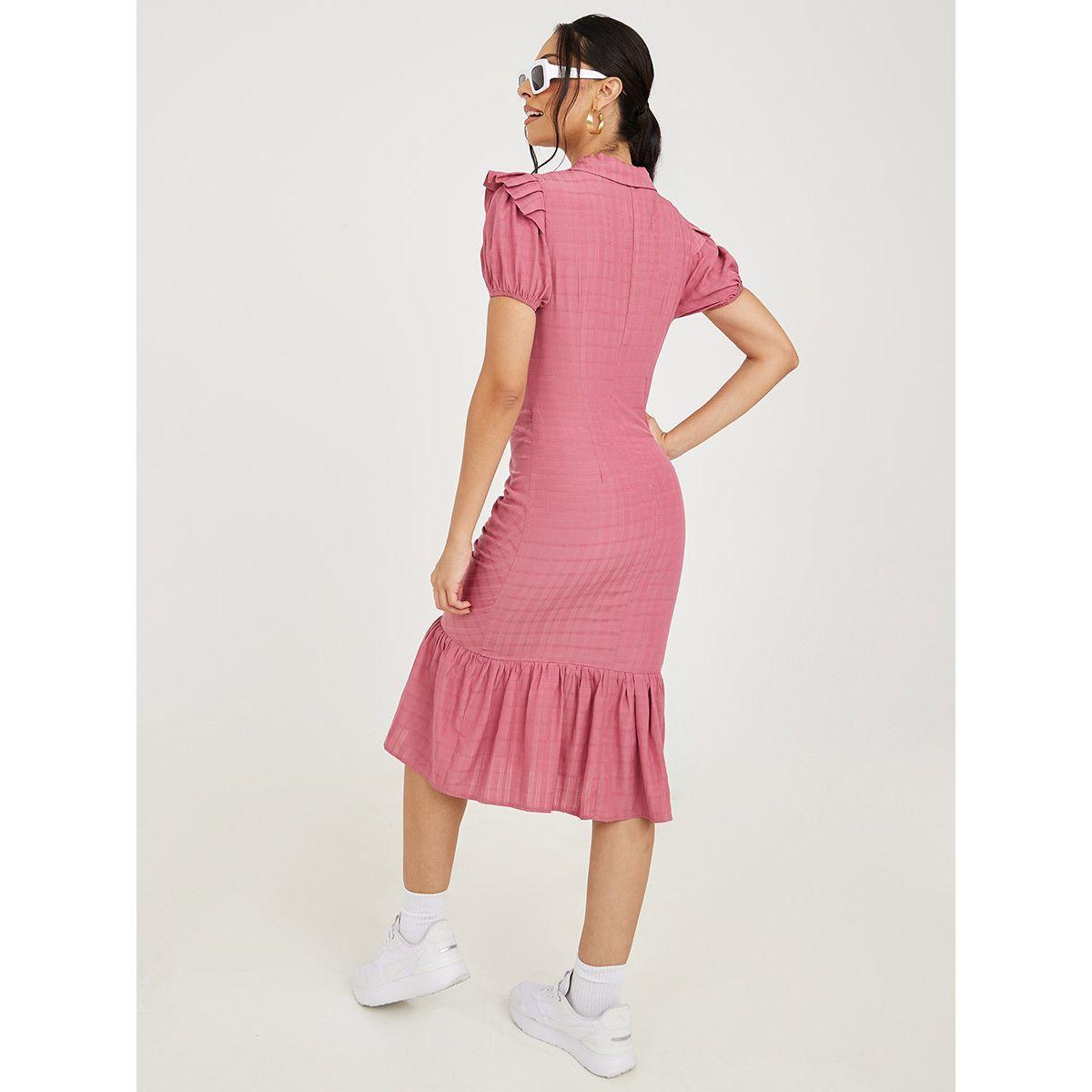 فستان ميدي مزين بازرار-women-clothing-dresses-image-5