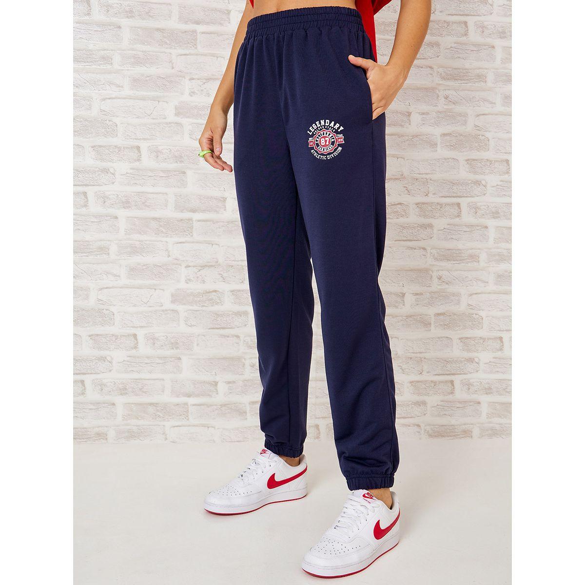 Styli Graphic Print Relaxed Fit Cuffed Jogger-women-clothing-bottoms-joggers-image-2
