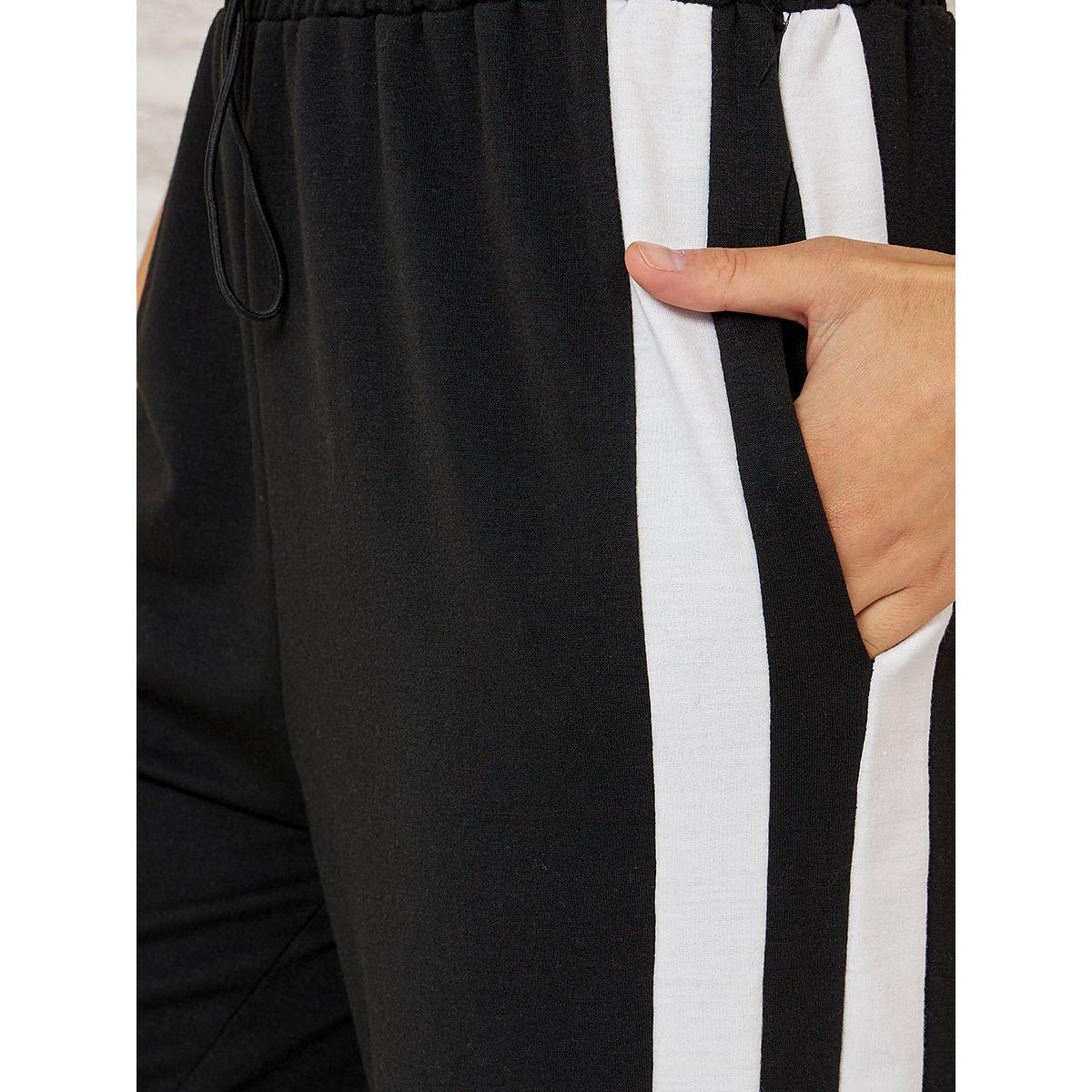 Styli Side Stripe Detail Relaxed Fit Cargo Jogger-women-clothing-bottoms-joggers-image-4