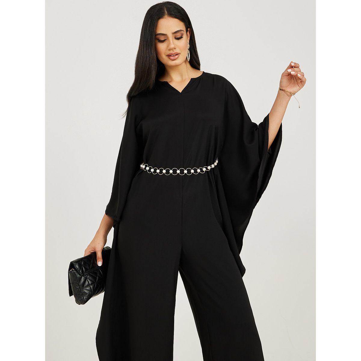 جمبسوت باكمام كيمونو مع حزام-women-clothing-jumpsuits-image-2