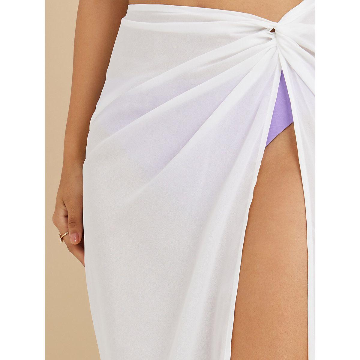 تنورة طويلة شيفون مزينة بعقدة-women-clothing-swimandbeach-beach-beachwear-image-3