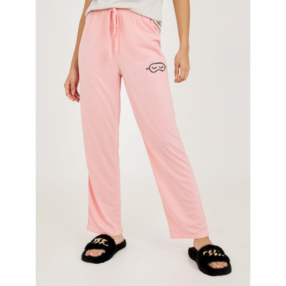 طقم بيجاما من ( بنطال + تيشيرت )-women-clothing-nightwear-pyjamas-longsets-image-5