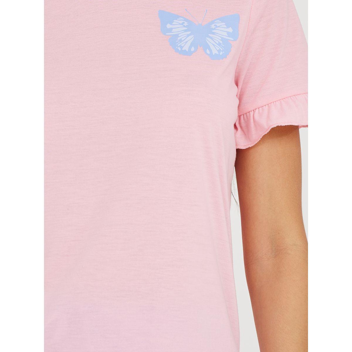 طقم بيجاما من ( بنطال + تيشيرت )-women-clothing-nightwear-pyjamas-longsets-image-4