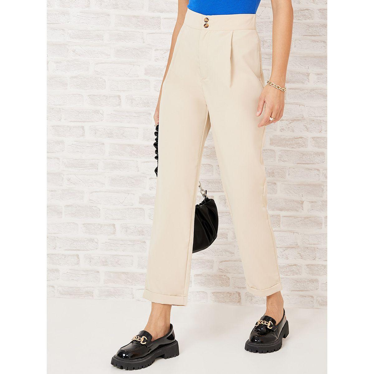 Styli Roll Hem High Rise Tailored Trouser-women-clothing-bottoms-trousers-image-1
