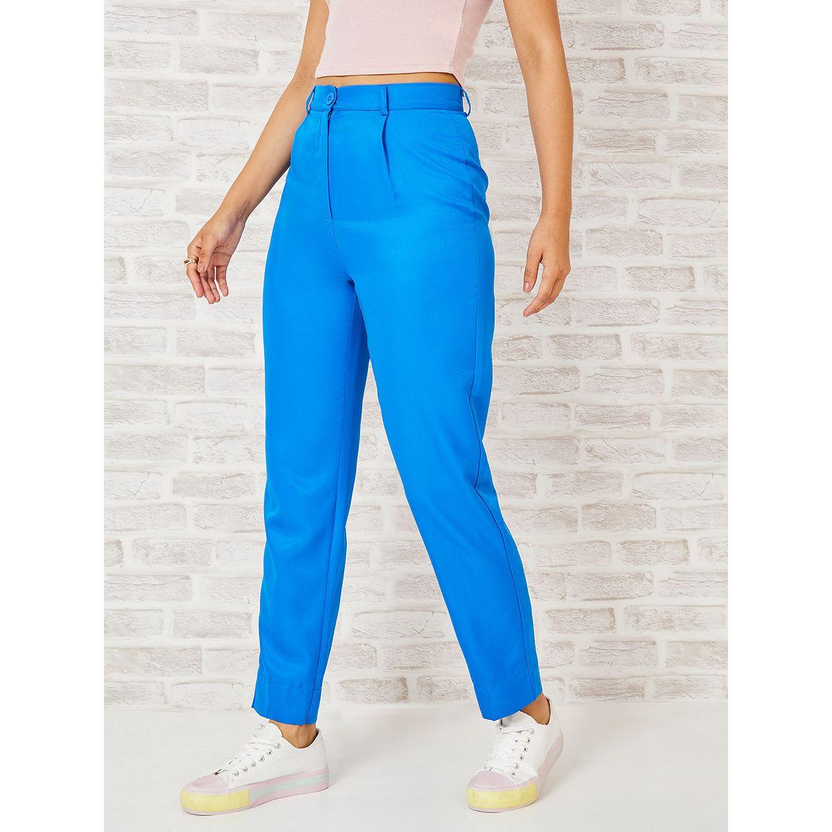 بنطال كاجوال بخصر عالي-women-clothing-bottoms-trousers-image-1
