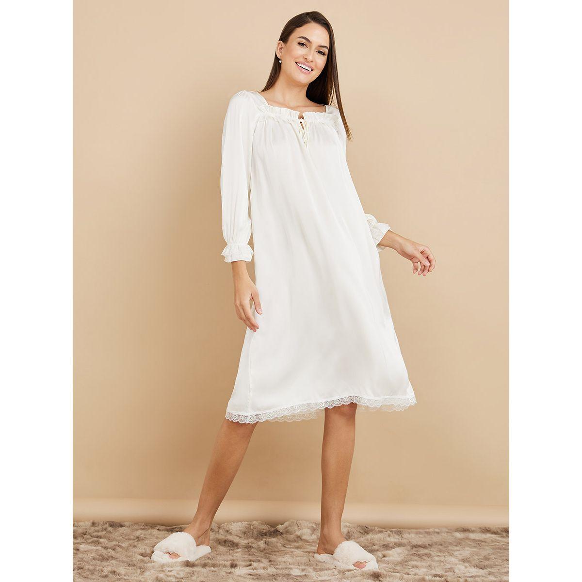 قميص نوم باكمام طويلة-women-clothing-nightwear-nighties-image-1