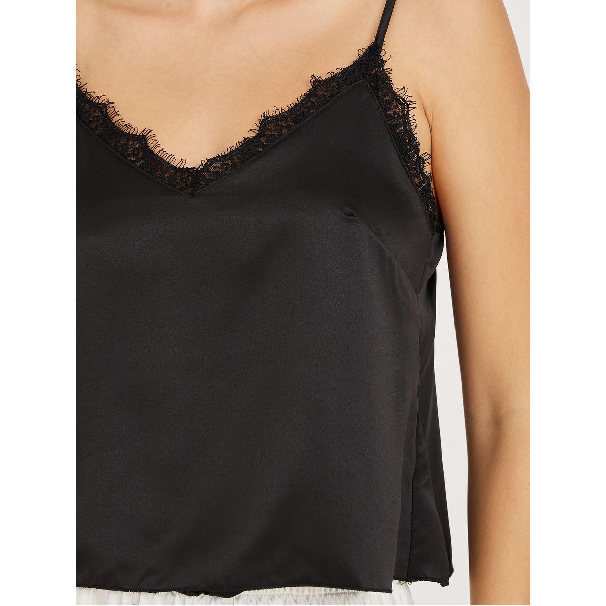 طقم من 3 ( روب طويل + بلوزة كامي + بنطال )-women-clothing-nightwear-pyjamas-longsets-image-6