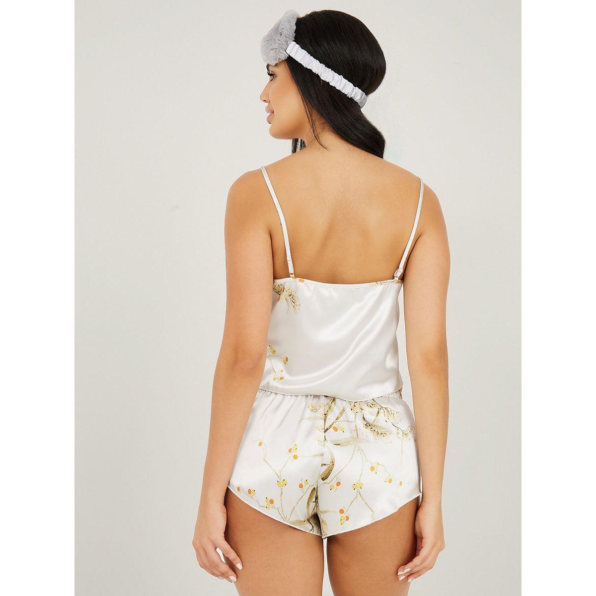 Styli Unwind Pack of 3 - Floral Print Cami Short and Midi Robe-women-clothing-nightwear-pyjamas-shortsets-image-8