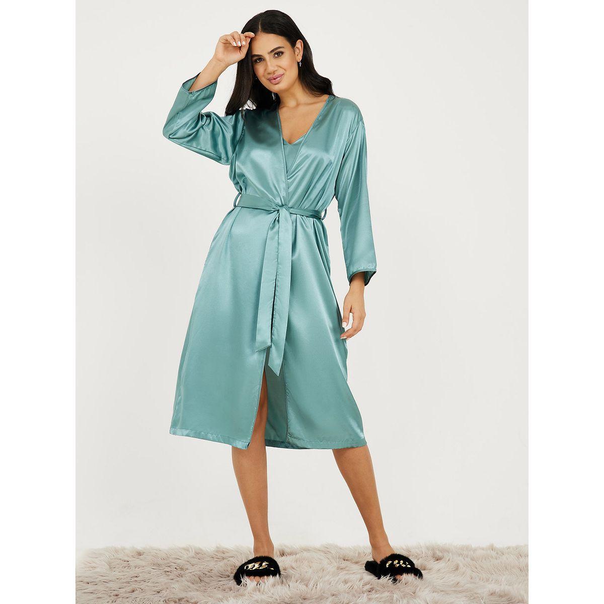 مجموعة من 2 ( قميص نوم + روب )-women-clothing-nightwear-robes-image-2