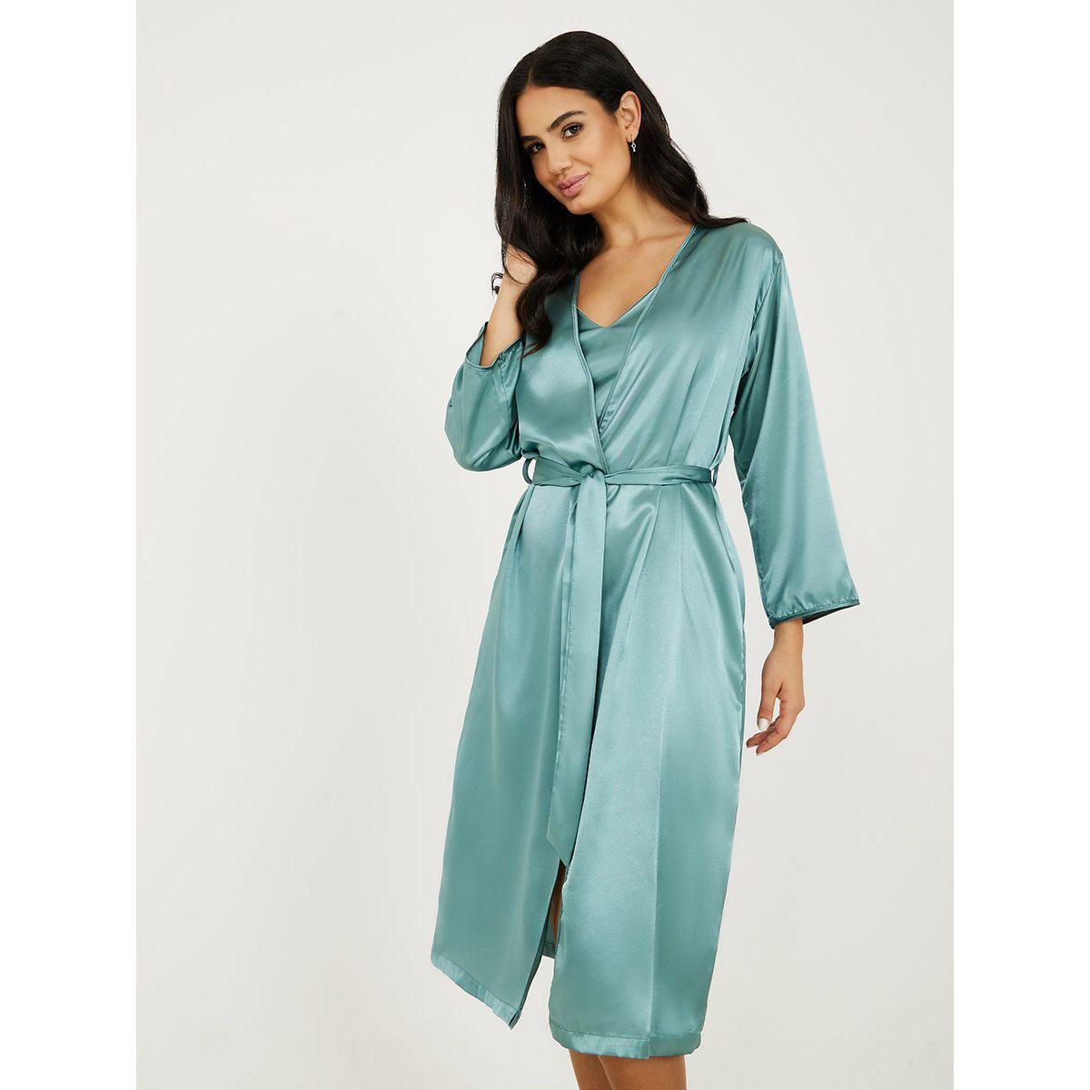 مجموعة من 2 ( قميص نوم + روب )-women-clothing-nightwear-robes-image-4