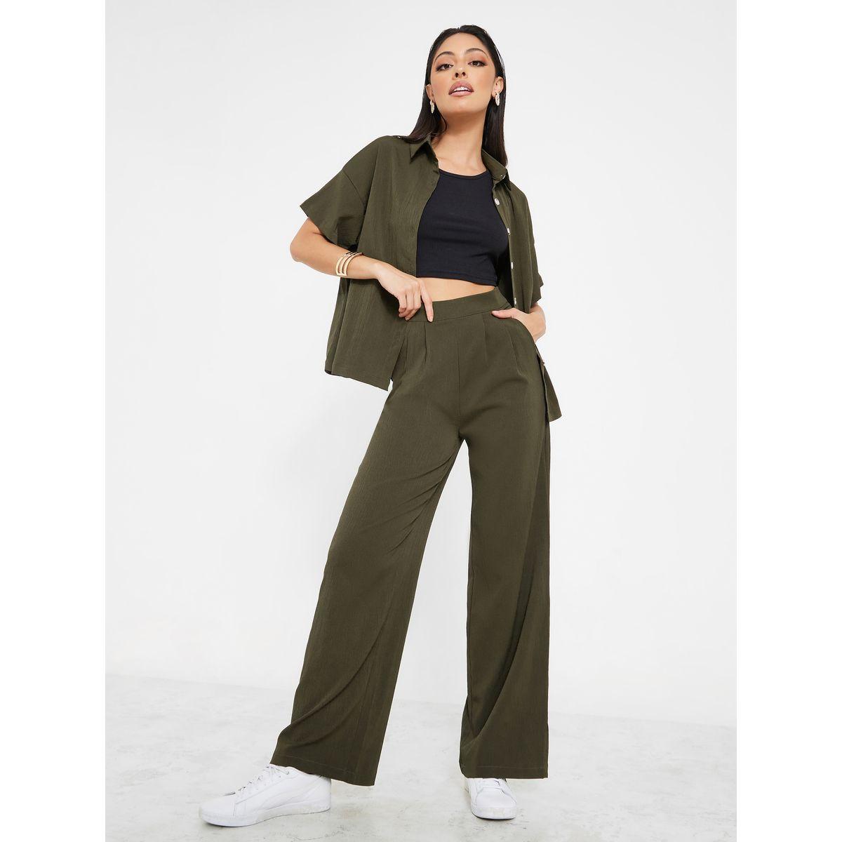 طقم منسق من ( بنطال + بلوزة )-women-clothing-coordsets-image-1