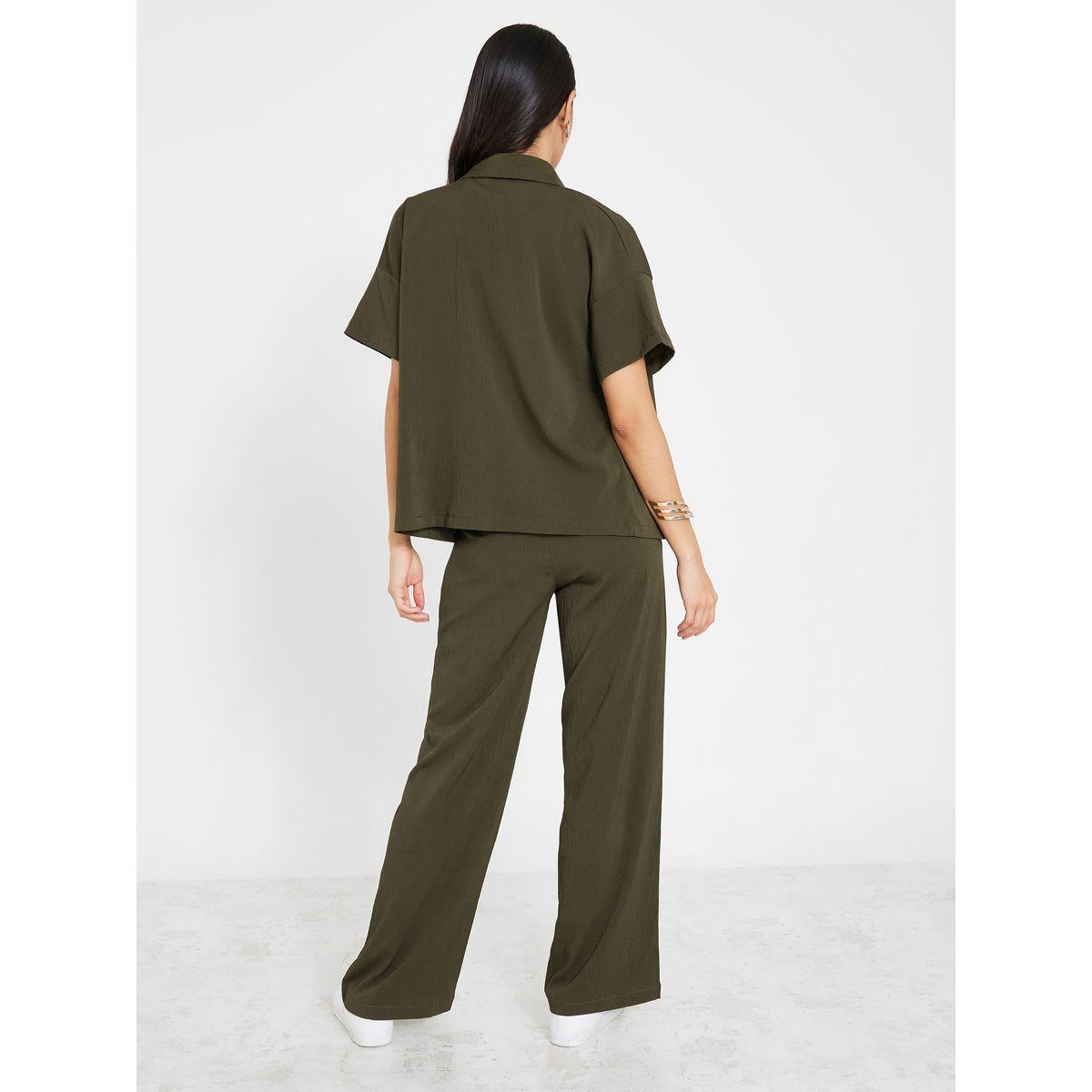 طقم منسق من ( بنطال + بلوزة )-women-clothing-coordsets-image-7