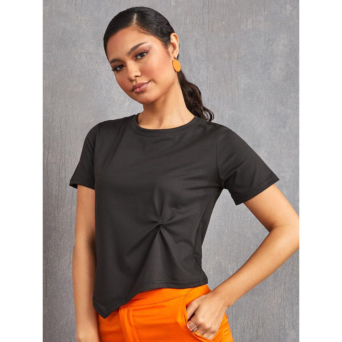 تيشيرت قصير باكمام قصيرة-women-clothing-tshirts-image-1
