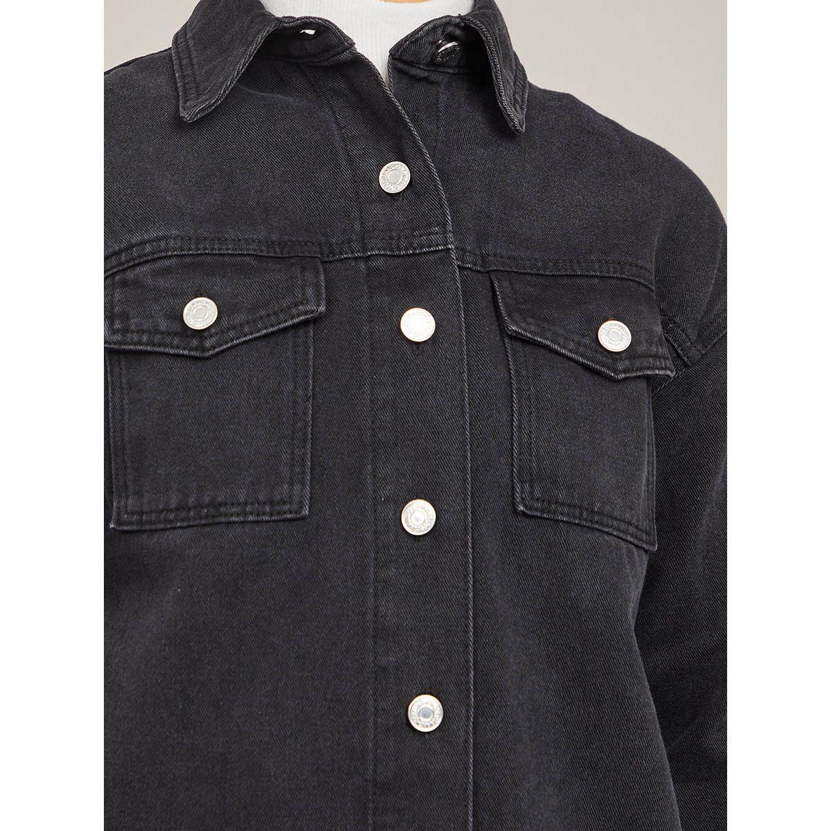 Styli Regular Fit Longline Denim Shacket with Buttons-women-winterwear-coatsandjackets-jackets-image-4
