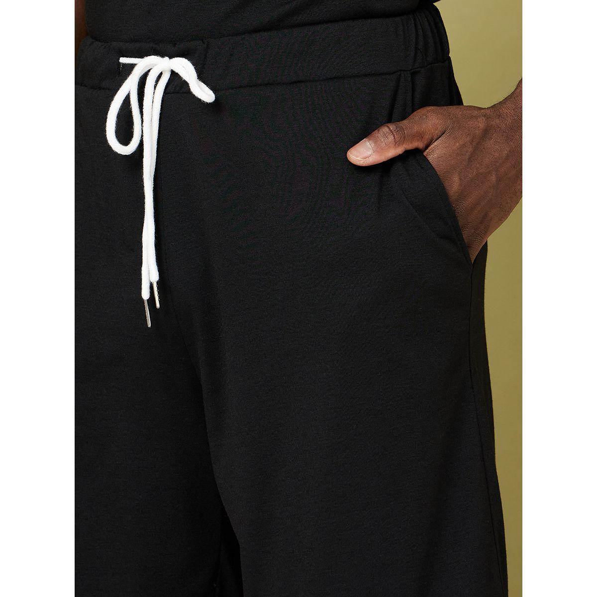 Styli Sleeve Stripe Detail T-shirt and Shorts Co-Ord Set-men-clothing-coordsets-image-5