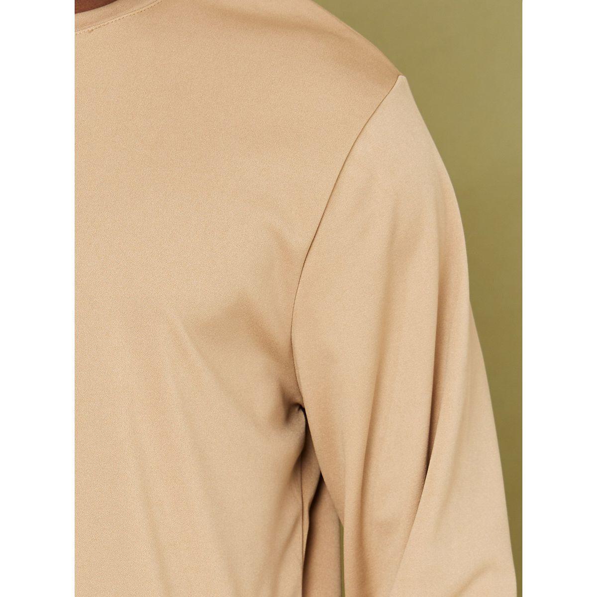 Styli Solid Long Sleeves Top and Jogger Co-Ord Set-men-clothing-coordsets-image-3