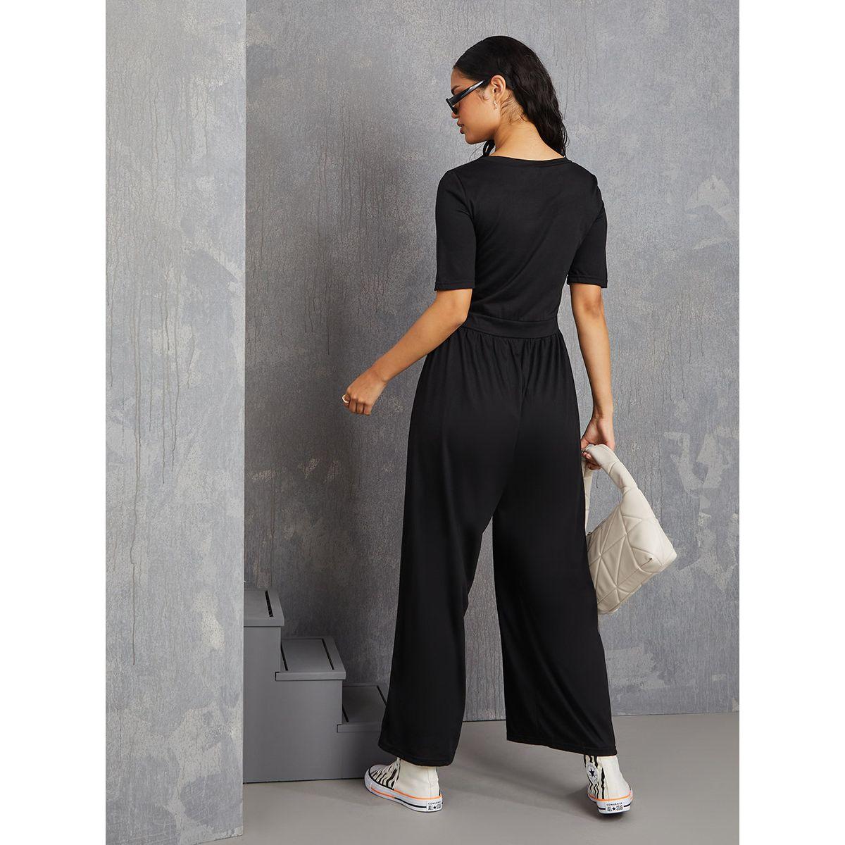 Styli Short Sleeves Wide Leg Knit Jumpsuit-women-clothing-jumpsuits-image-4