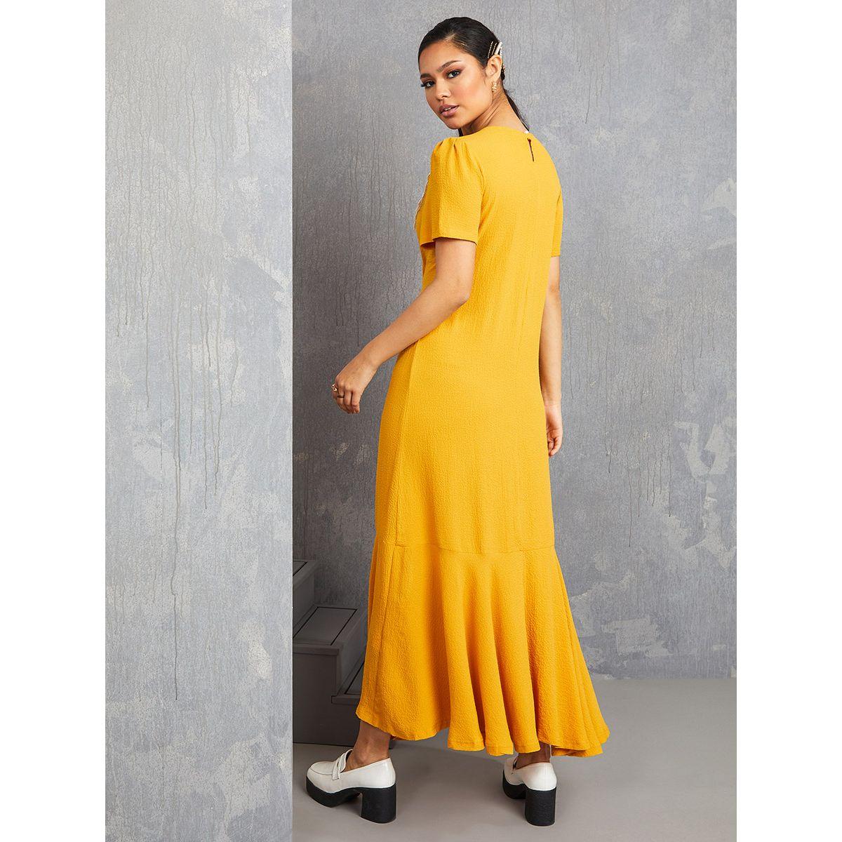 فستان طويل باكمام قصيرة-women-clothing-dresses-image-4