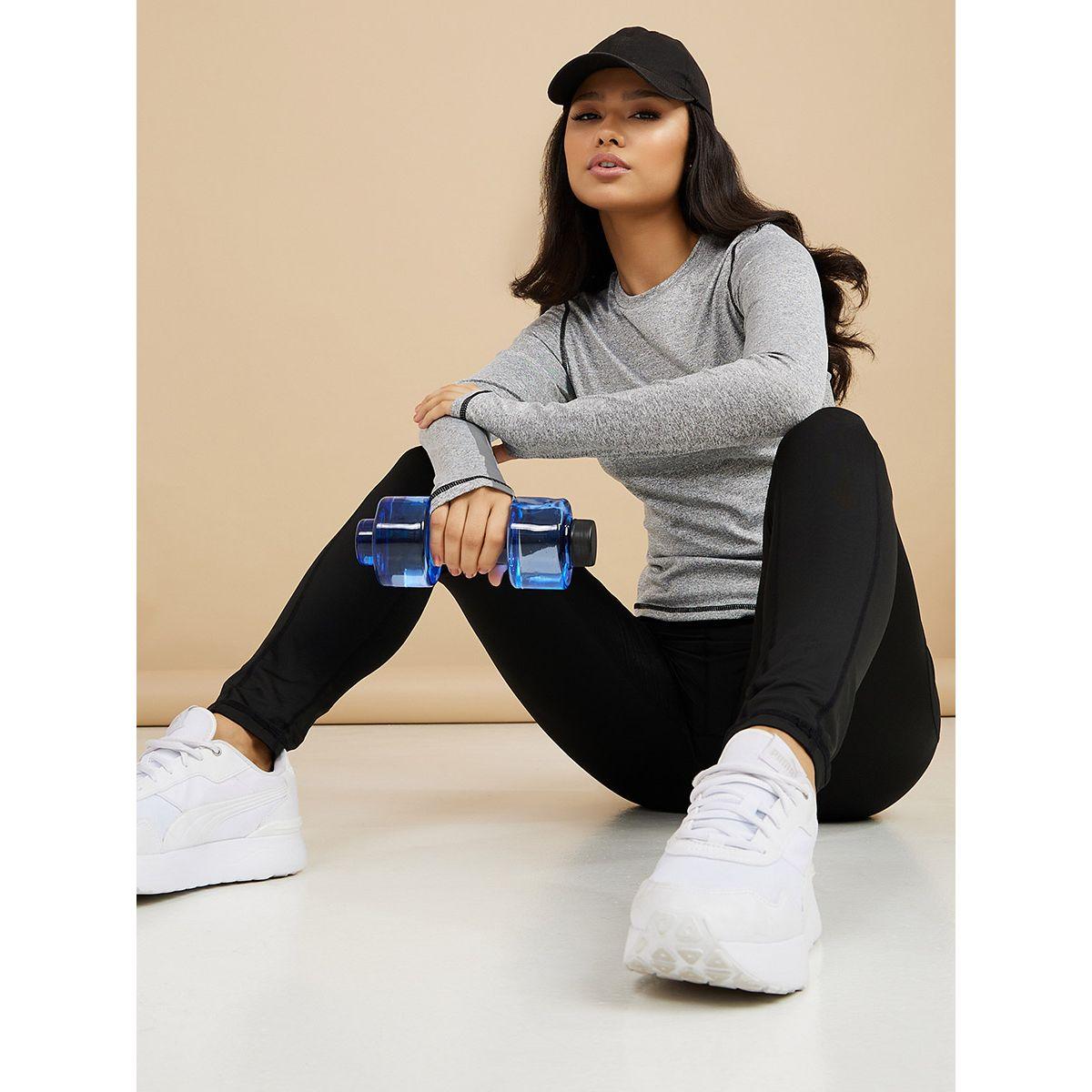طقم رياضي من ( ليقنز + بلوزة )-women-clothing-sportswearandactivewear-trackpantsandtracksuits-image-1